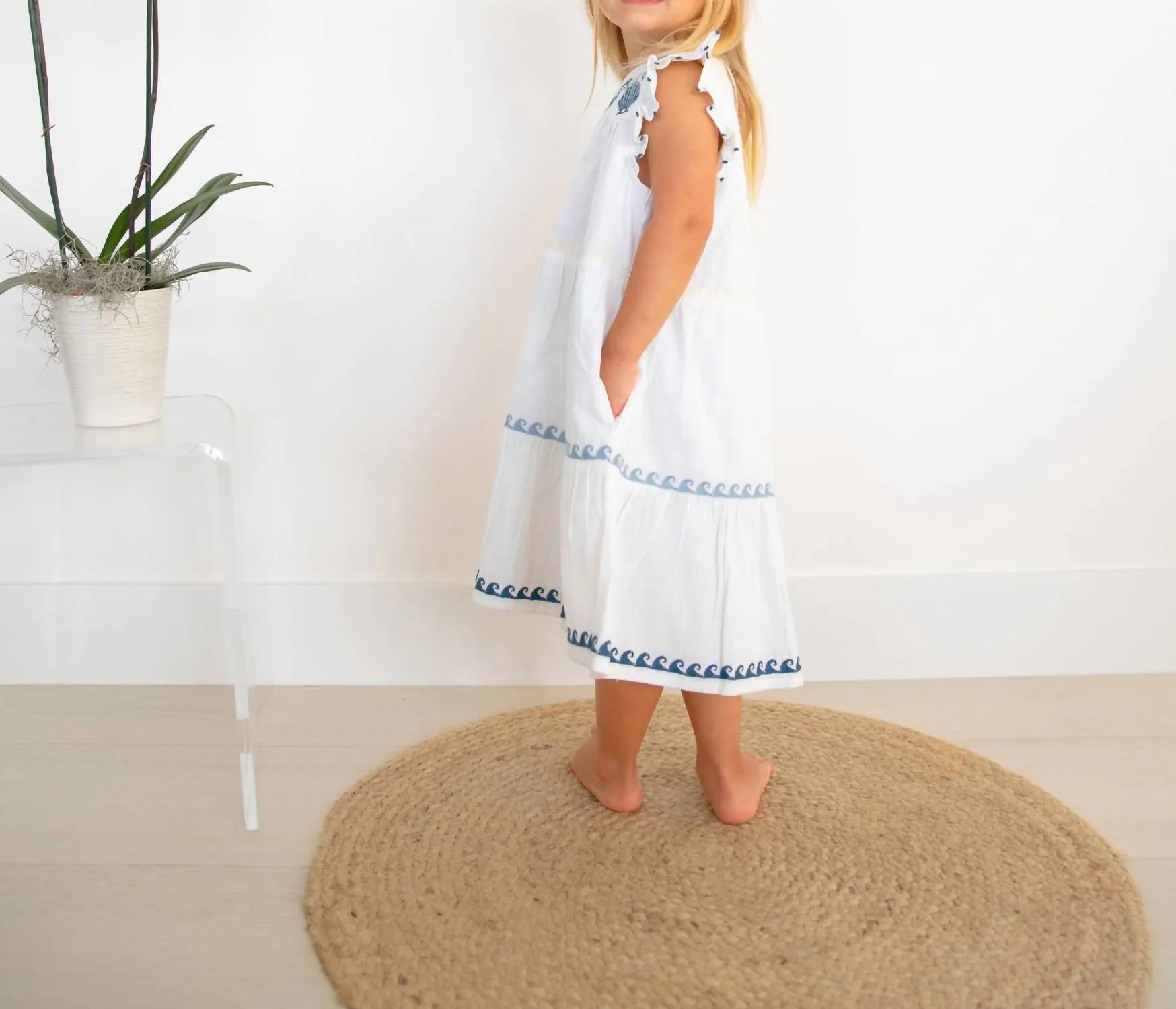 Girl's Dionis Dress In White