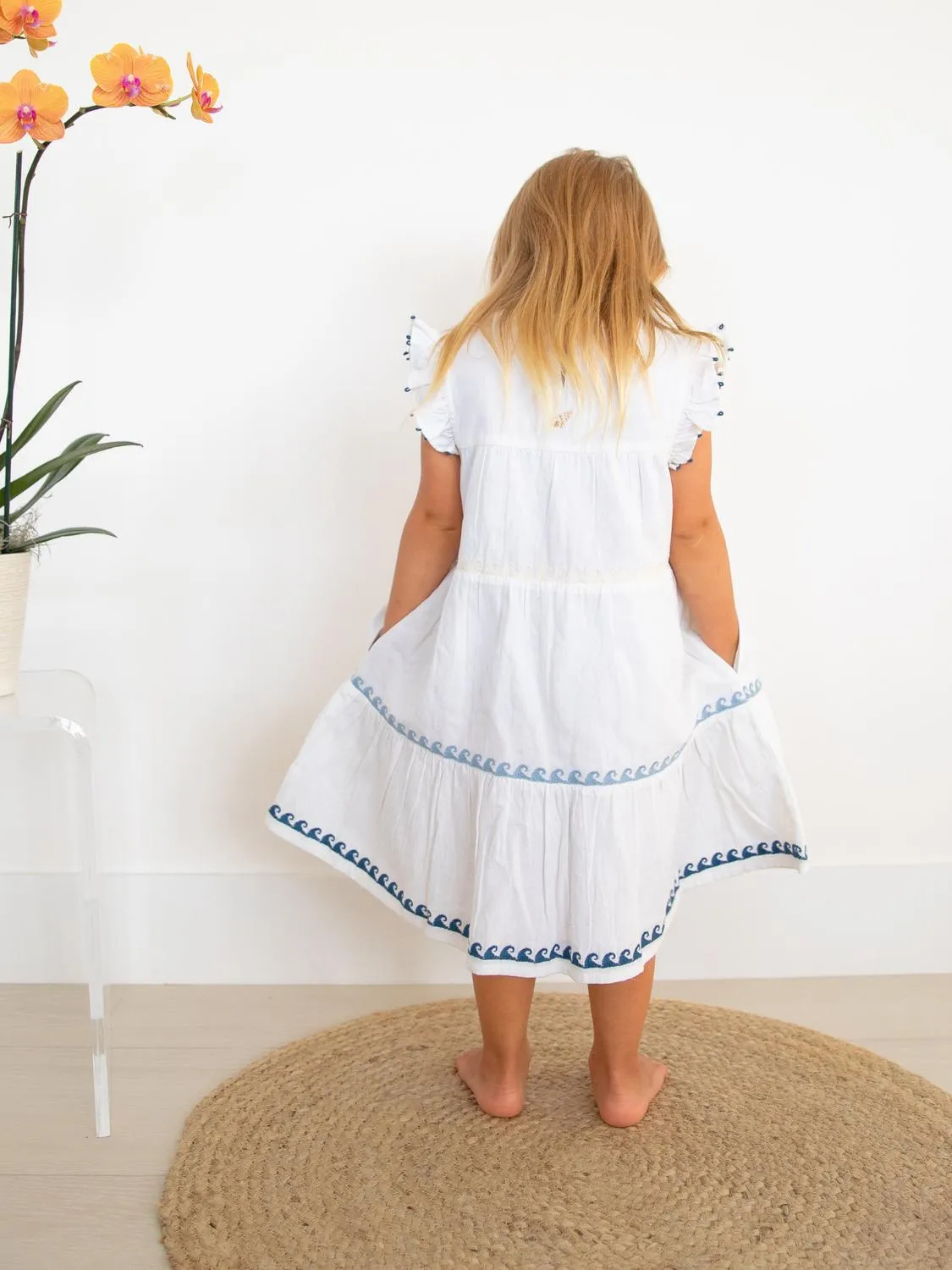 Girl's Dionis Dress In White