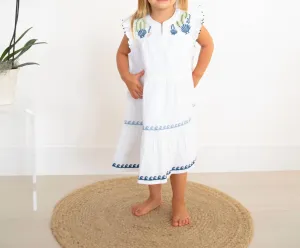 Girl's Dionis Dress In White