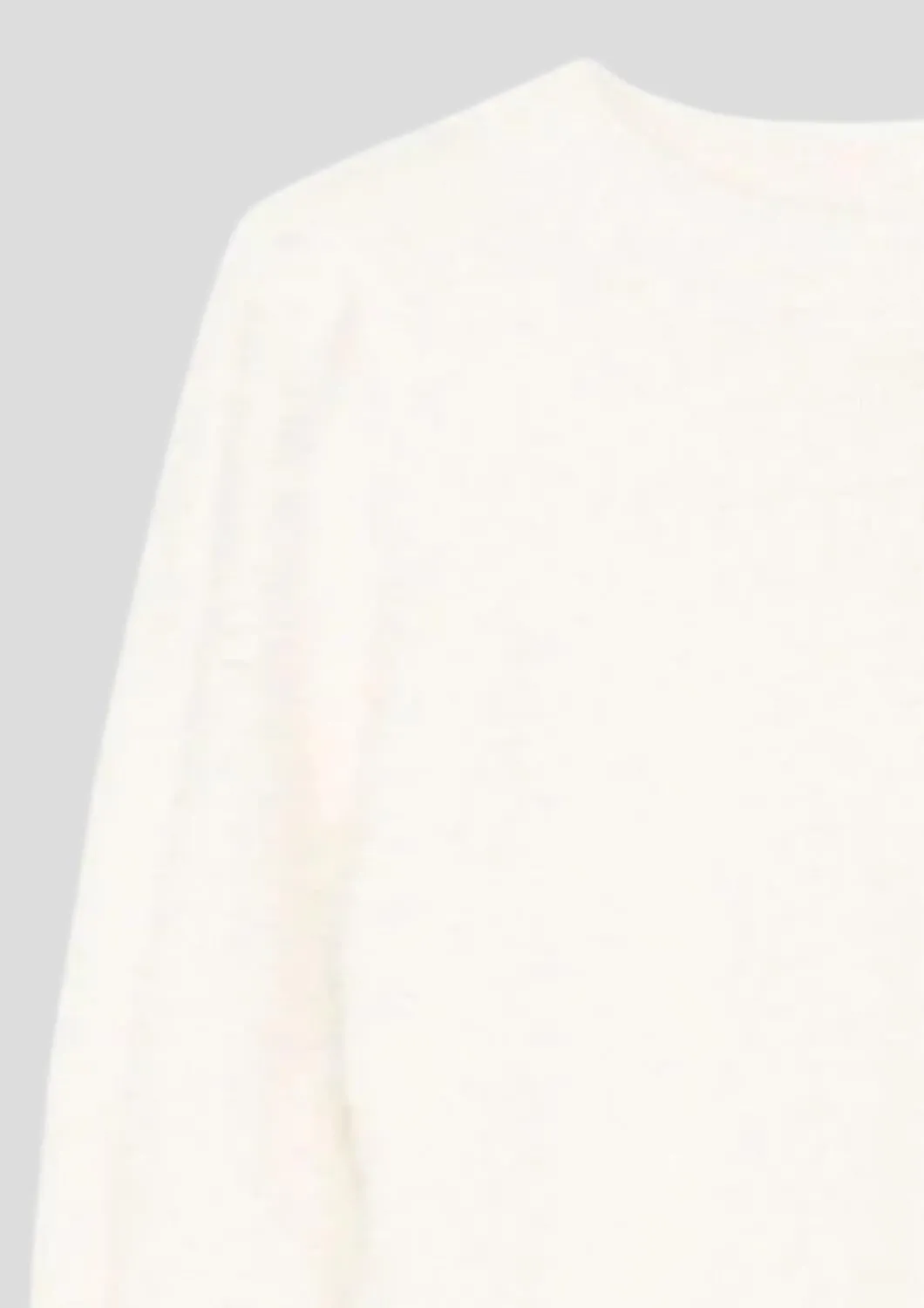 Girl's Fuzzy Sweater In Cream