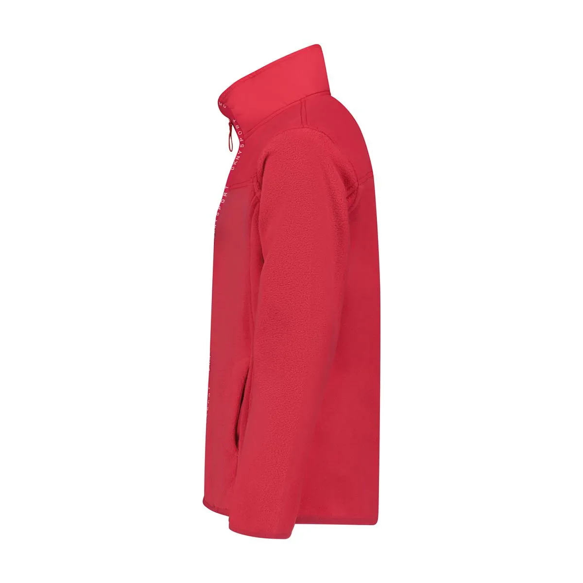 Girls High Collar Fleece Jacket