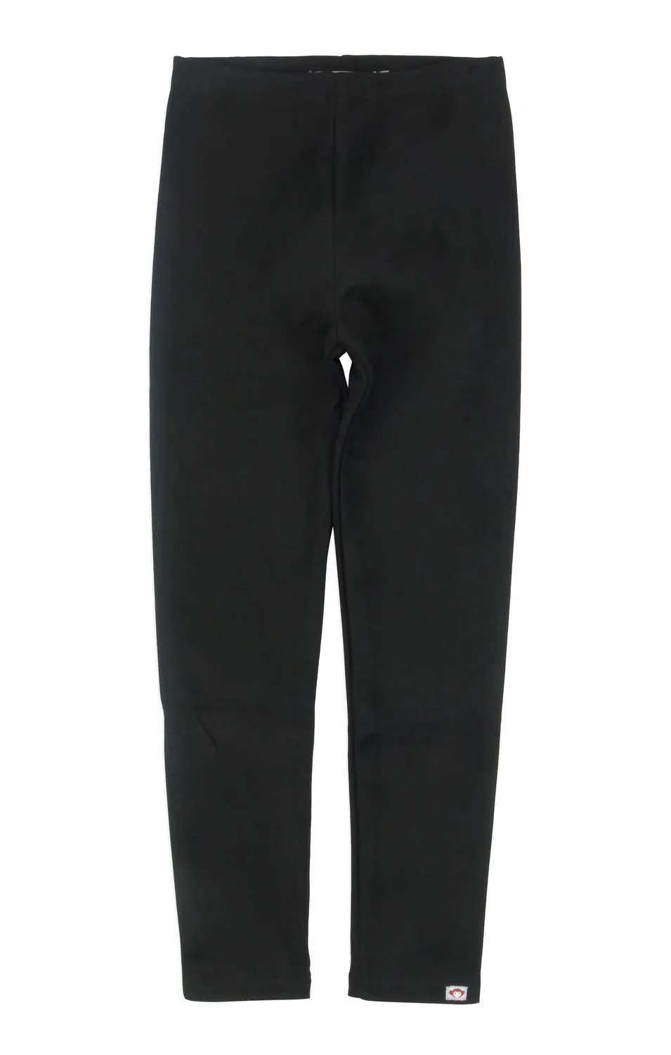 Girls Legging In Black Suede