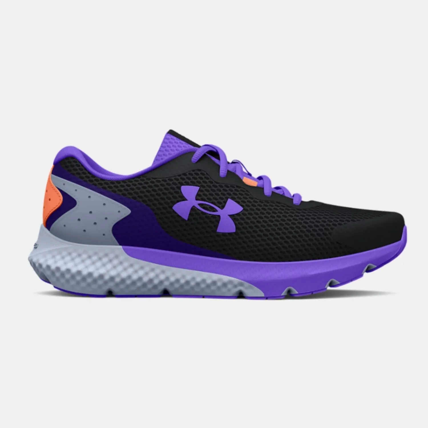 Girl's Rogue 3 Running Shoe In Black/blue/purple