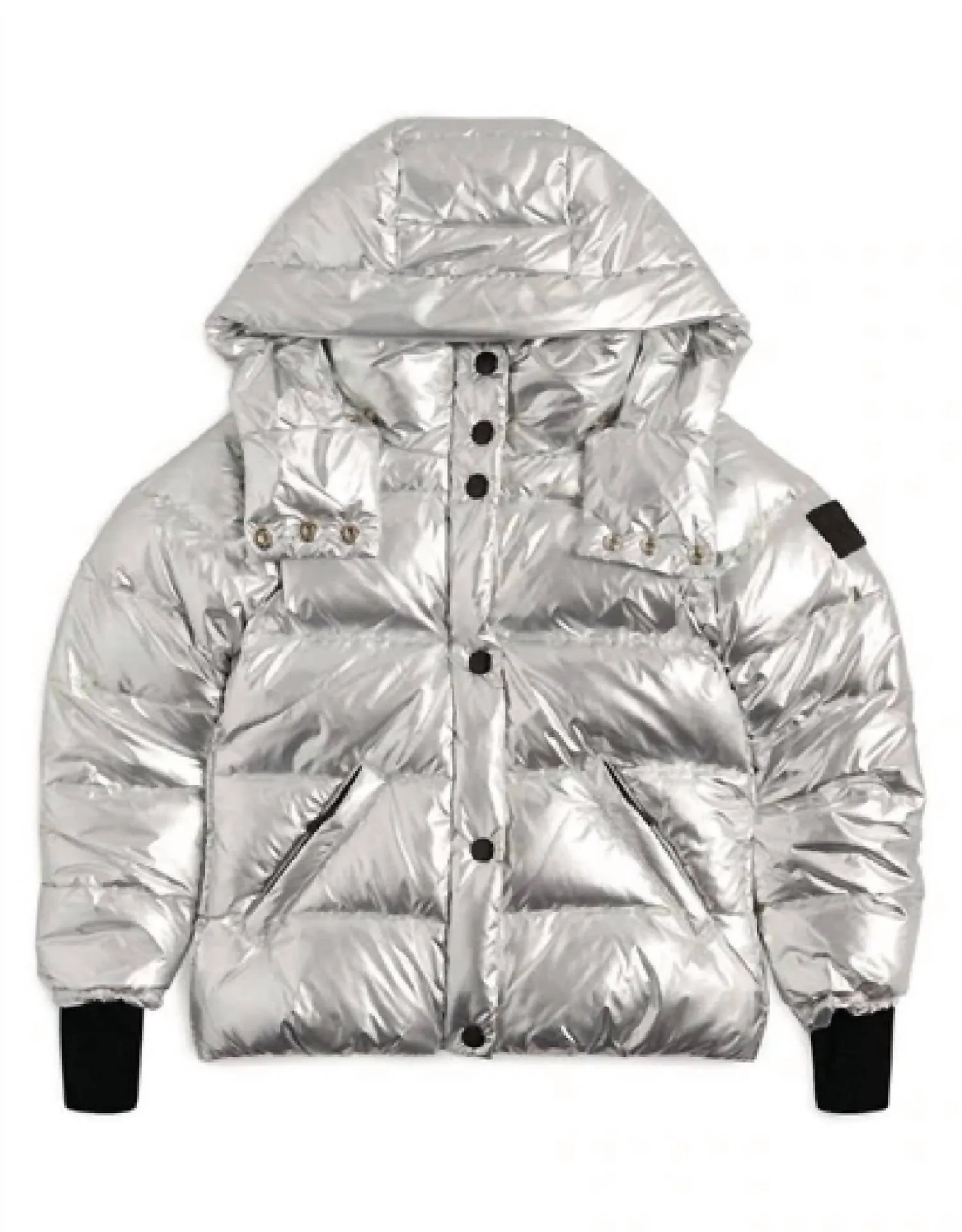 Girl's Shimmer Elsa Jacket In Grey