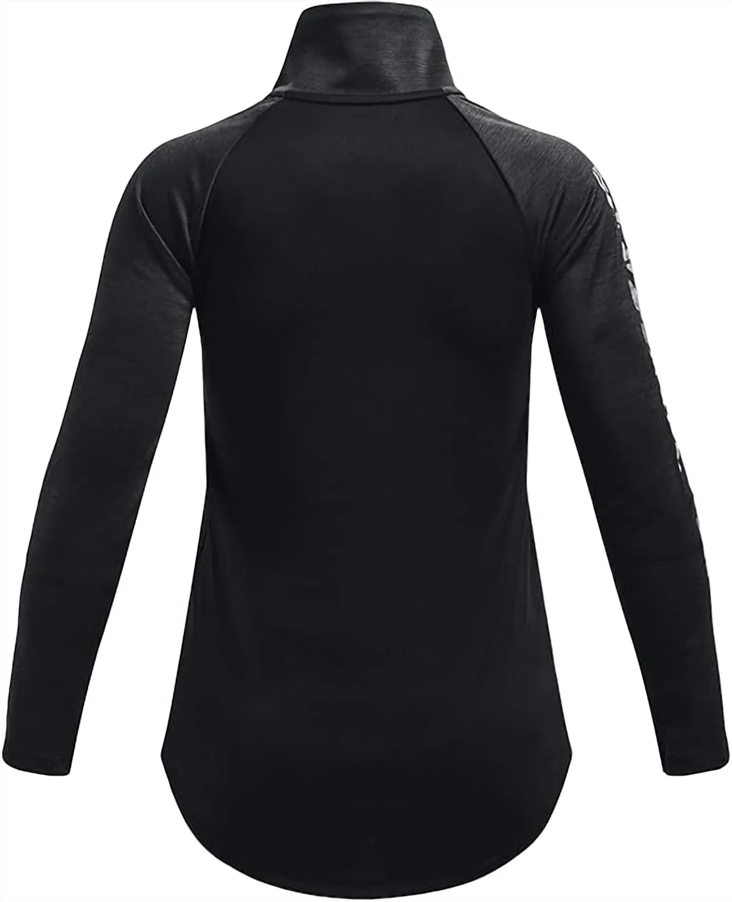 Girls' Tech Graphic Half Zip Top In Black / White