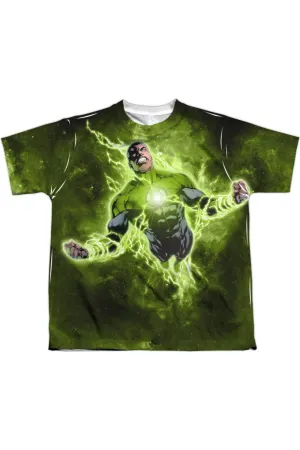 Green Lantern Inner Strength Short Sleeve Youth Poly Crew Tee / T-Shirt
