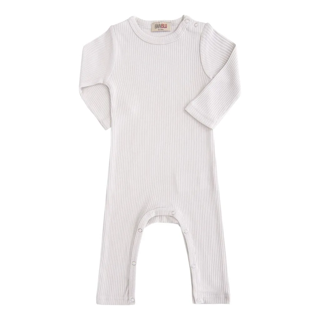 Grey Fog LS Modal Romper