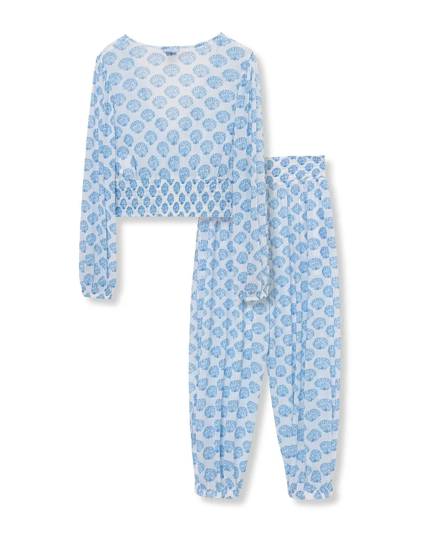 Habitual 2pc Cover Up & Pant Set