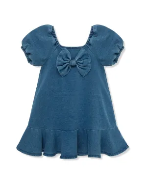 Habitual Denim Bow Front Dress
