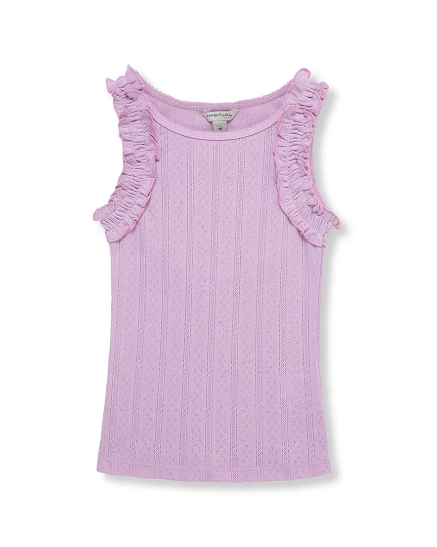 Habitual Ruched Sleeve Tank Top