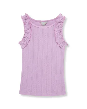 Habitual Ruched Sleeve Tank Top