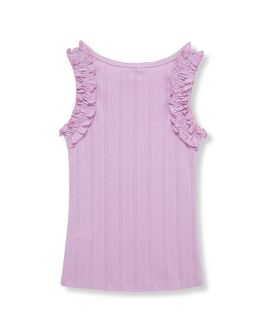 Habitual Ruched Sleeve Tank Top
