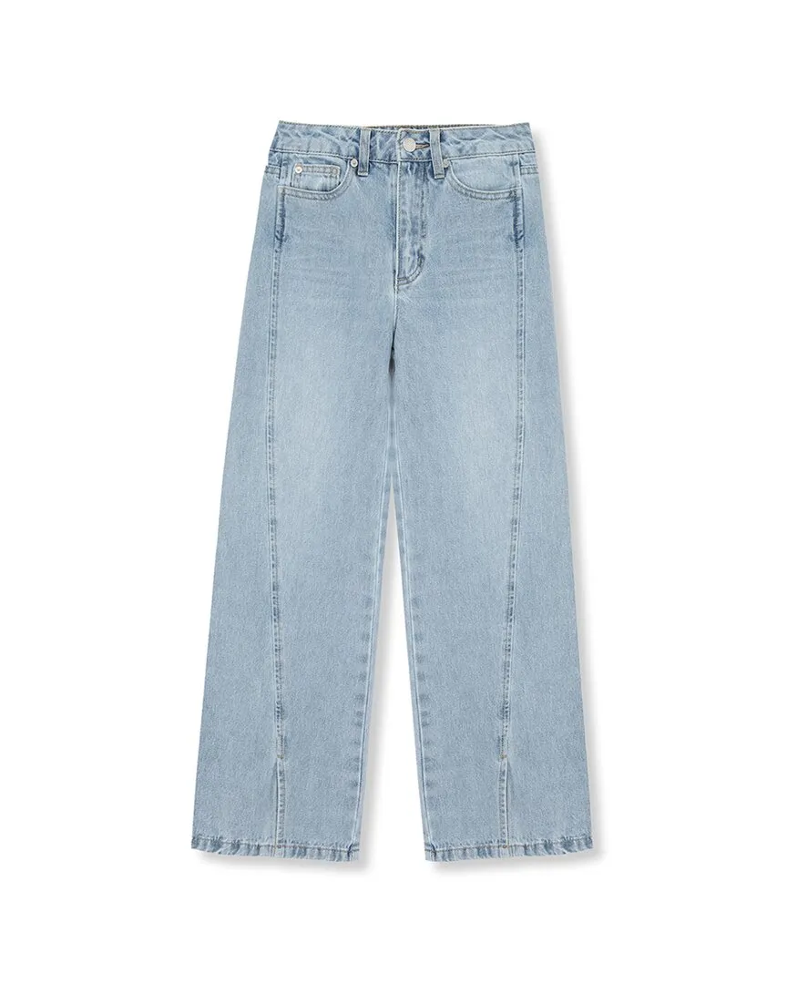 Habitual Wide Leg Front Slit Jean
