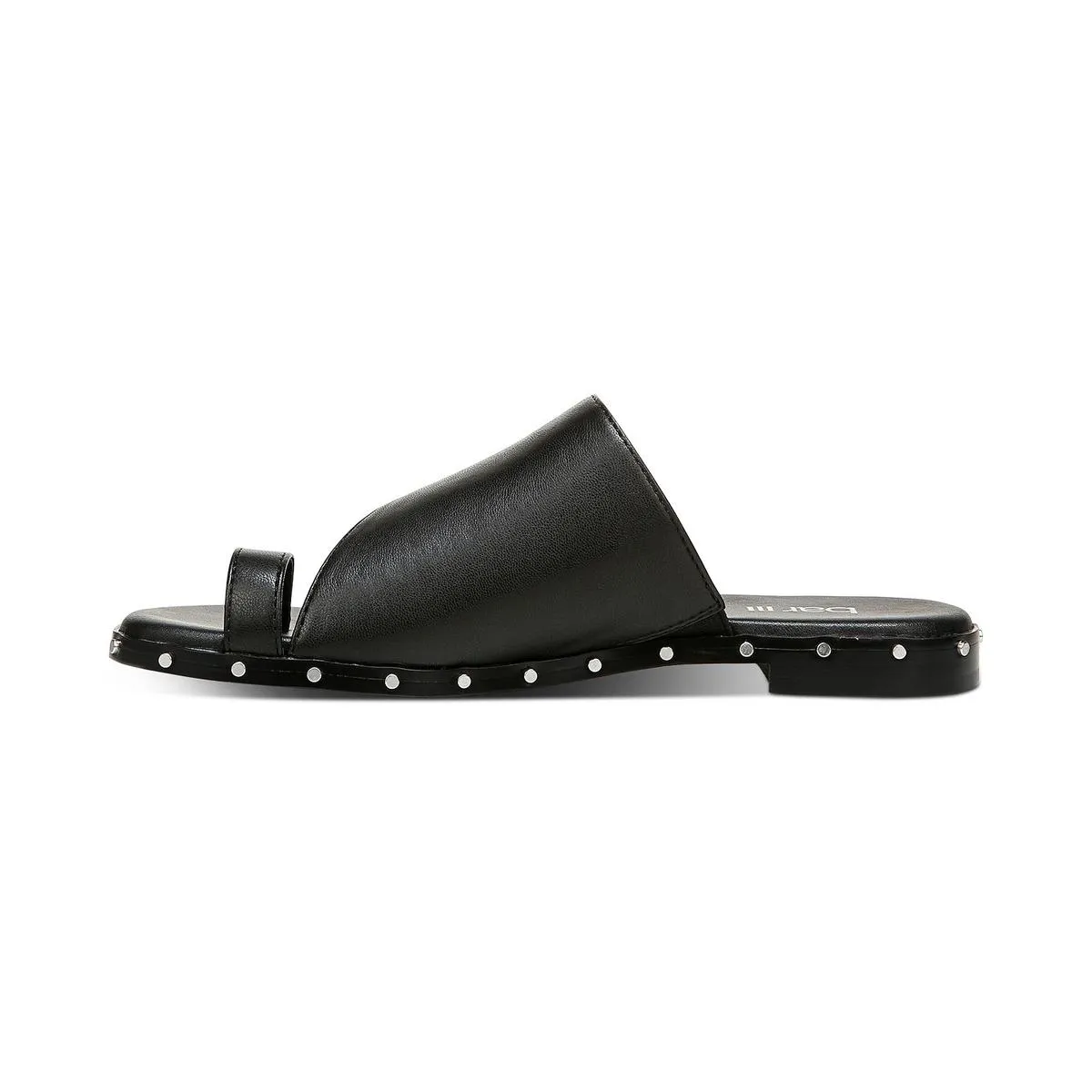 Hattiep Womens Toe Loop Asymetric Slide Sandals