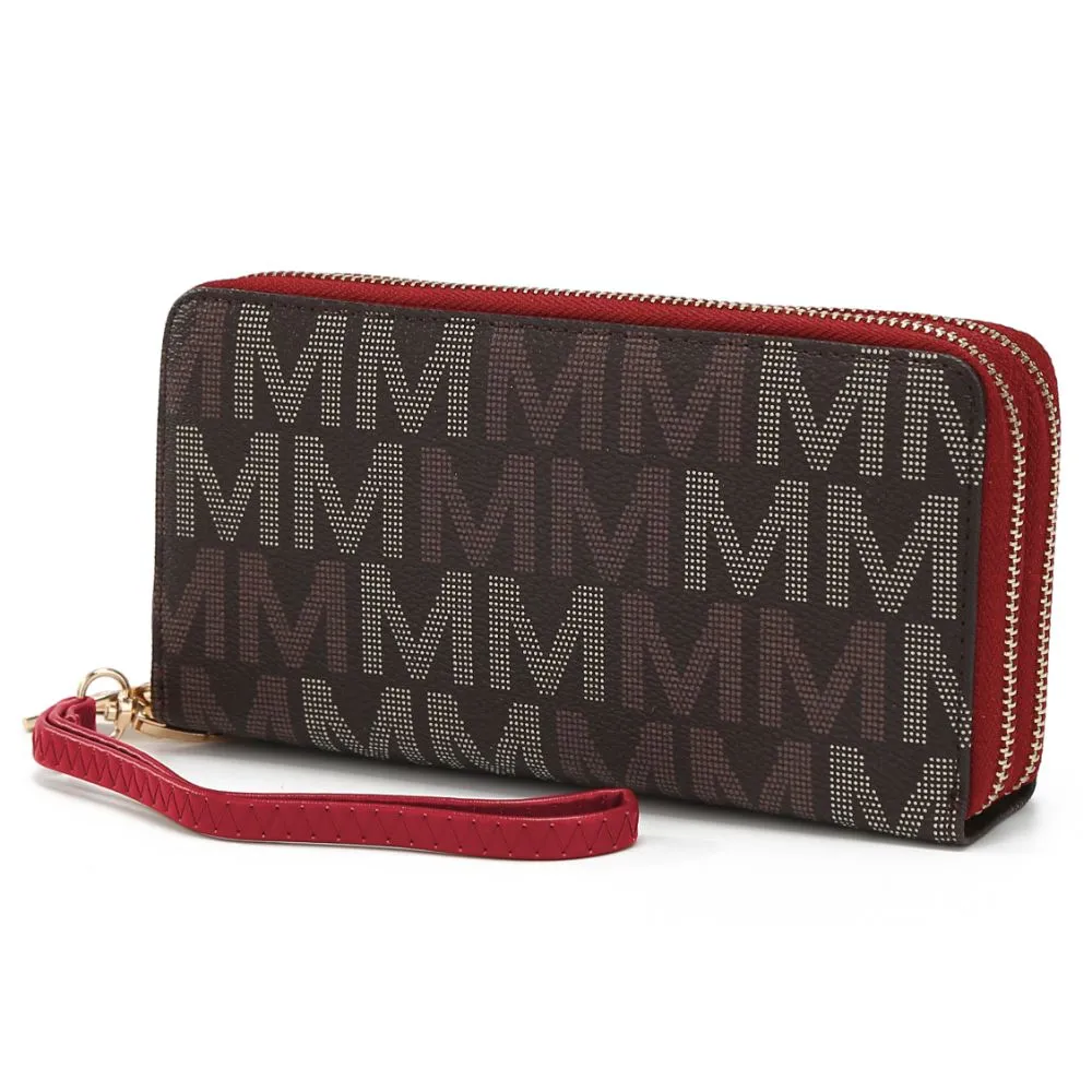 Hofstra M Signature Wallet Wristlet