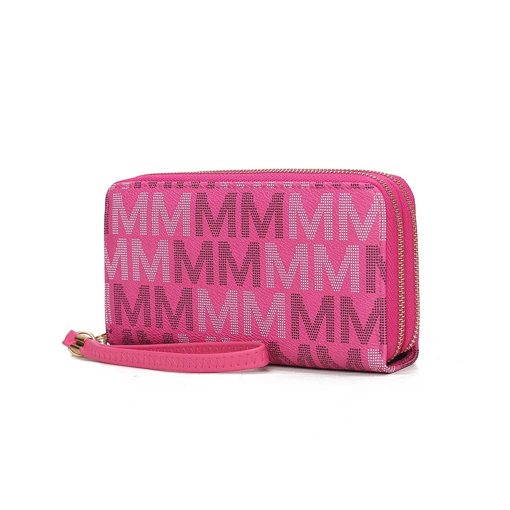 Hofstra M Signature Wallet Wristlet