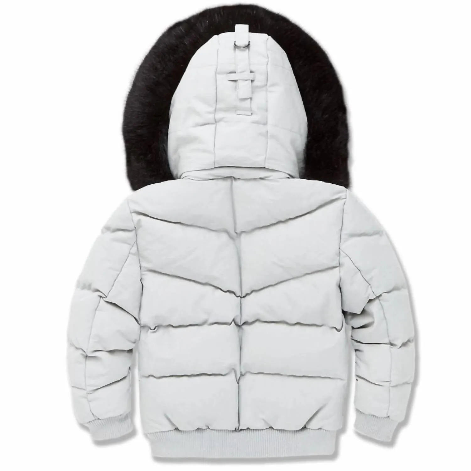 Hollis Bomber Jacket In Light Grey
