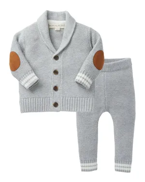 Hope & Henry Shawl Collar Cardigan & Leggings Set