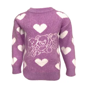 I Love Teddy Bears Knit Sweater