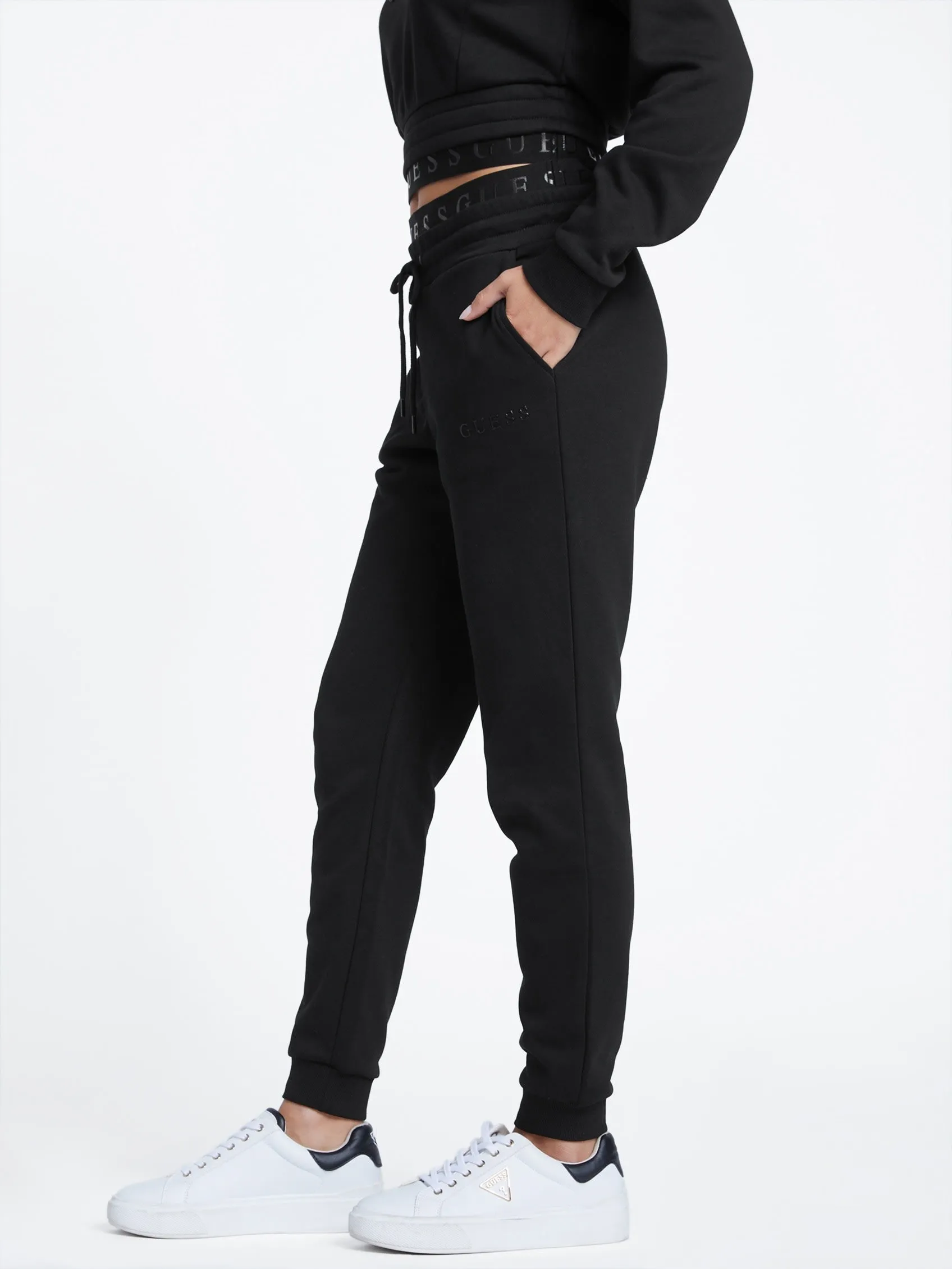 Ivy Mesh Logo Joggers