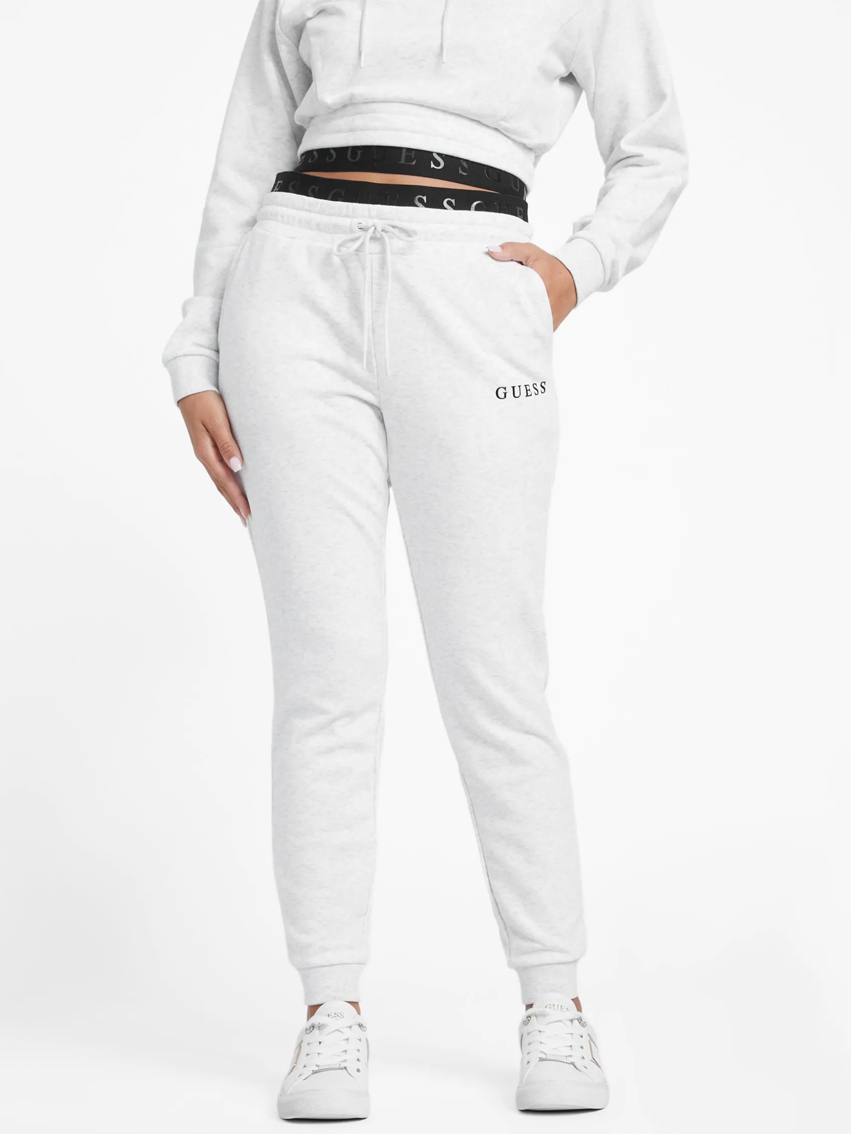 Ivy Mesh Logo Joggers