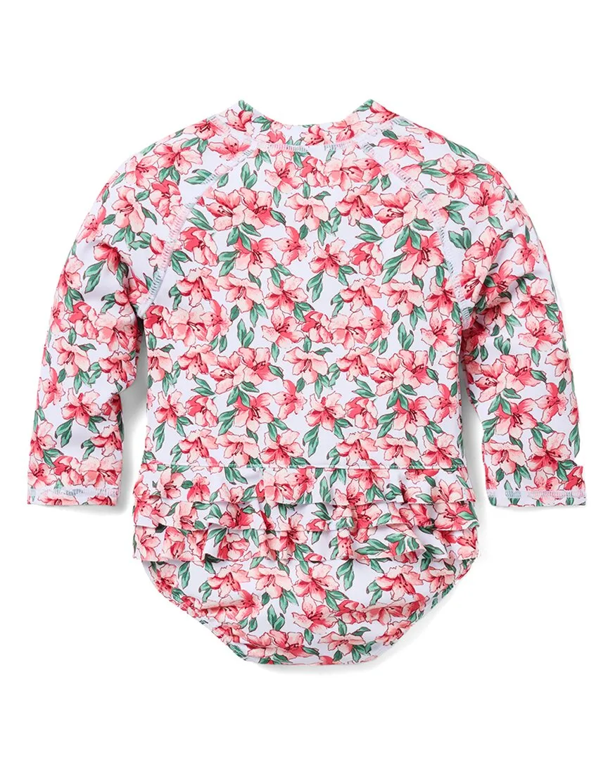 Janie and Jack Baby Recycled Floral Rash Guard Swimsuit