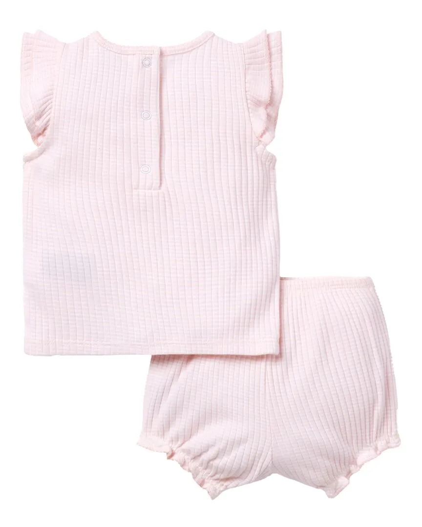 Janie and Jack Baby Striped Ribbed Matching Set