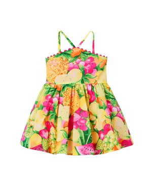 Janie and Jack Fruit Halter Sundress