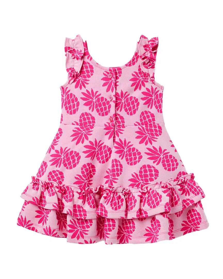 Janie and Jack Pineapple Jacquard Dress