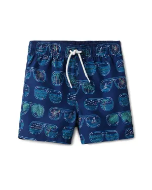 Janie and Jack Recycled Scenic Sunnies Swim Trunk