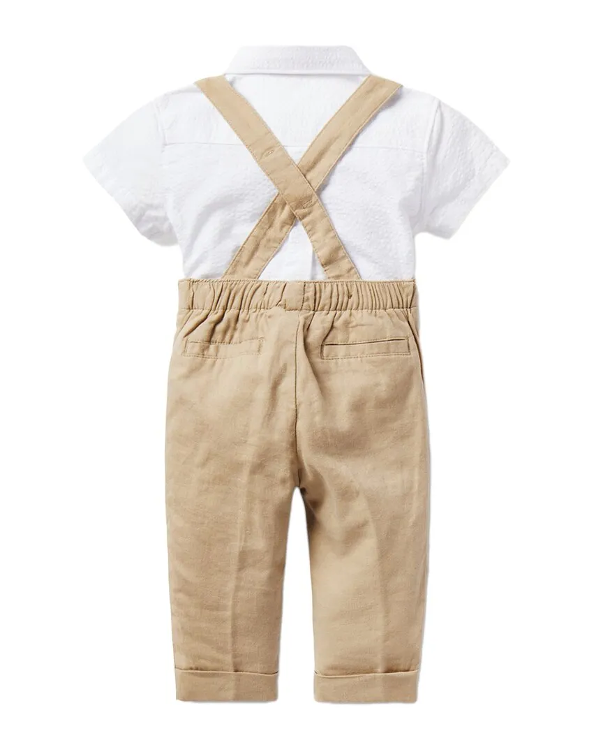 Janie and Jack Seersucker Bodysuit Set