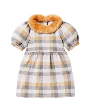 Janie and Jack Tartan Collared Dress