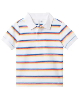 Janie and Jack The Classic Striped Pique Polo Shirt