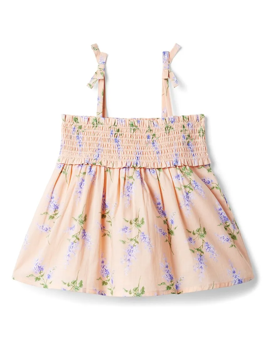 Janie and Jack The Leilani Floral Smocked Top