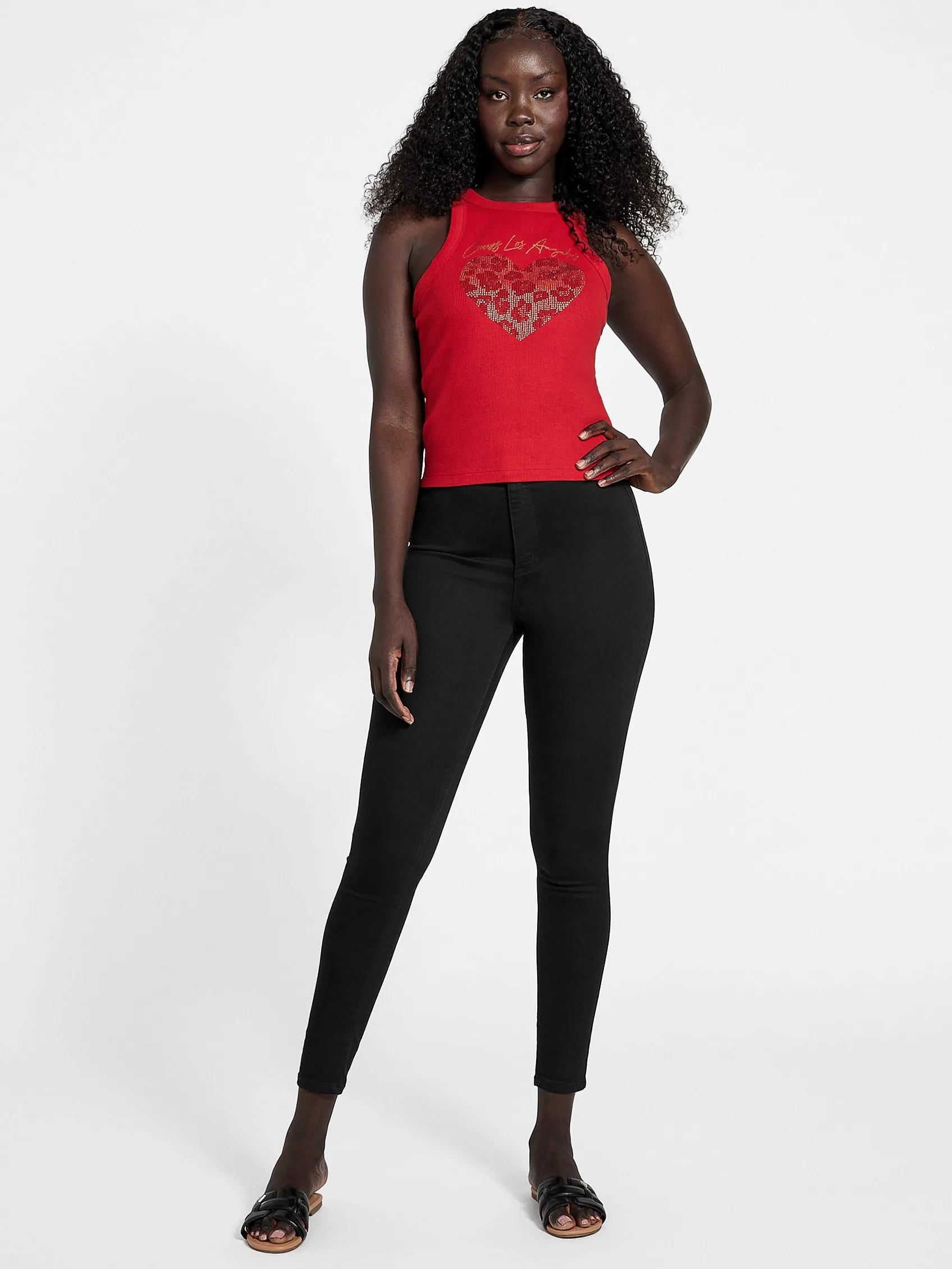 Jesica Rhinestone Tank