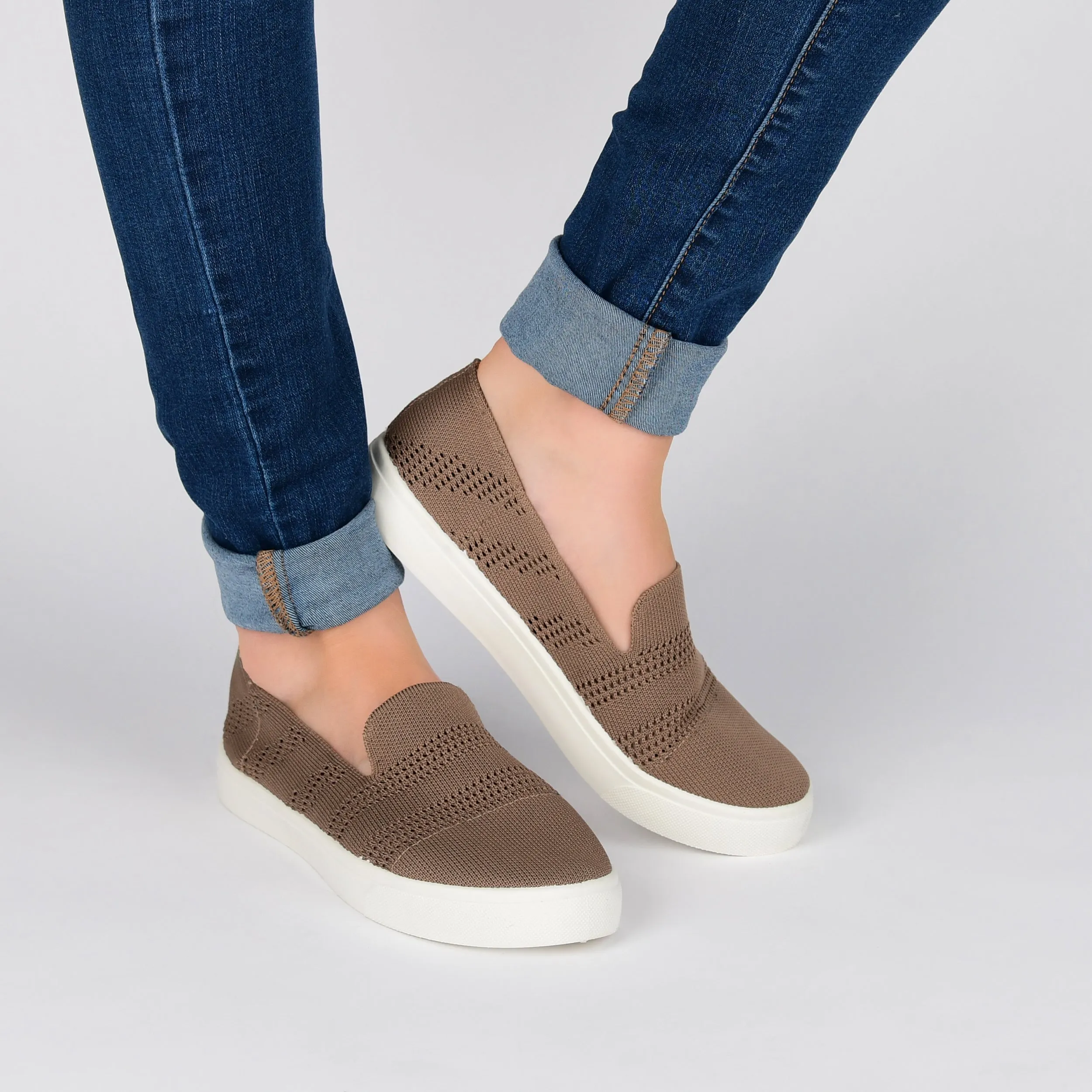 Journee Collection Women's Tru Comfort Foam Meika Knit Sneaker