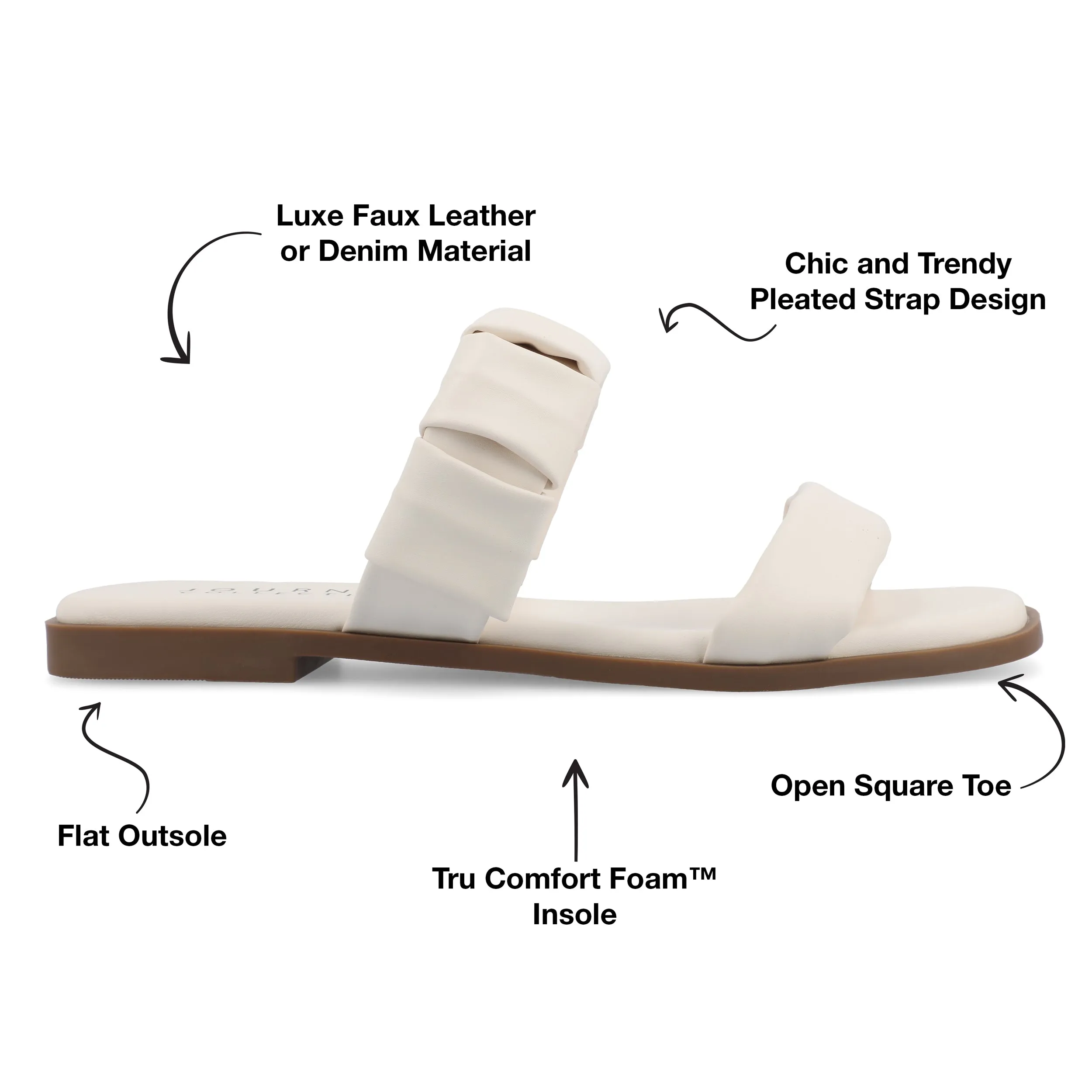 Journee Collection Women's Tru Comfort Foam Pegie Sandals