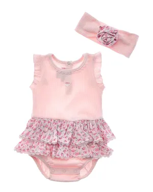 Juicy Couture 2pc Sunsuit & Headband Set