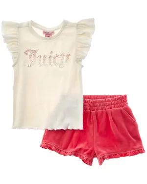 Juicy Couture 2pc Top & Short Set