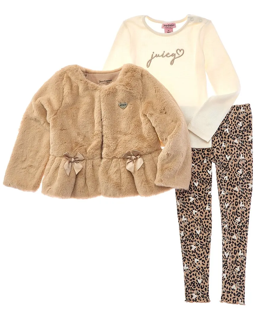 Juicy Couture 3pc Jacket, Top & Legging Set