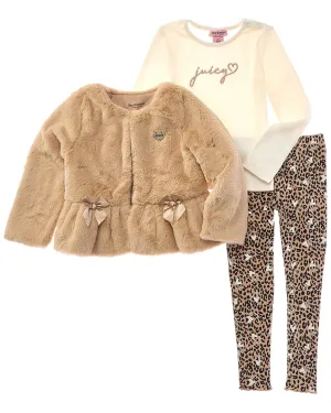 Juicy Couture 3pc Jacket, Top & Legging Set