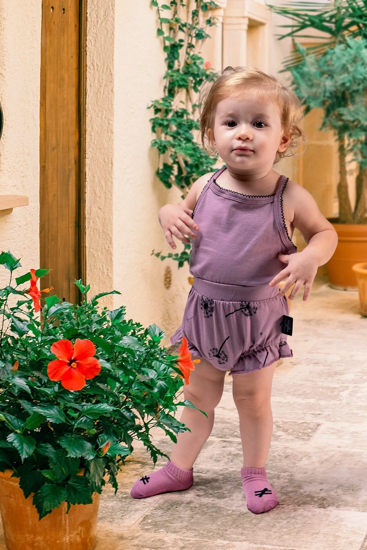 Khaki Frill Bodysuit Outfit