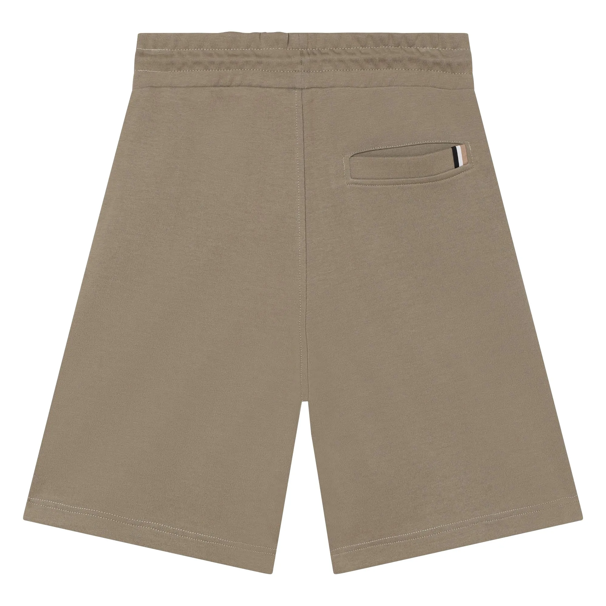 Khaki Green Cotton Shorts