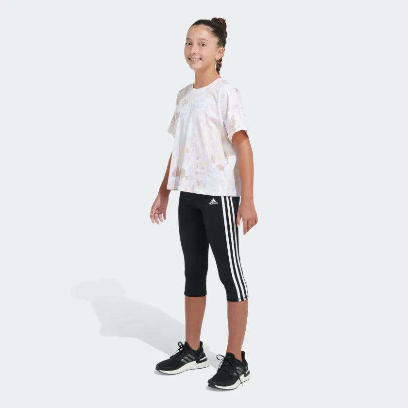 Kids' adidas Allover Print Loose Box Tee