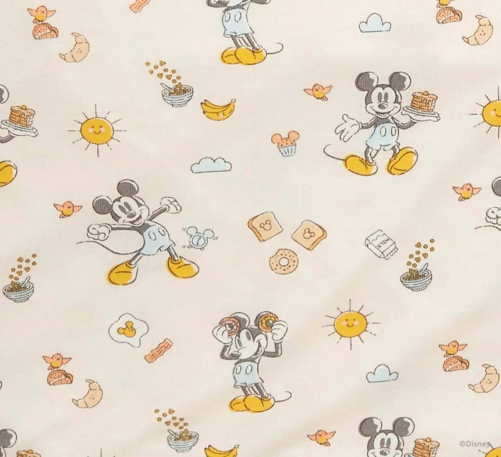 Kid's Boy Modal Pajama Set In Mickeys Brunch