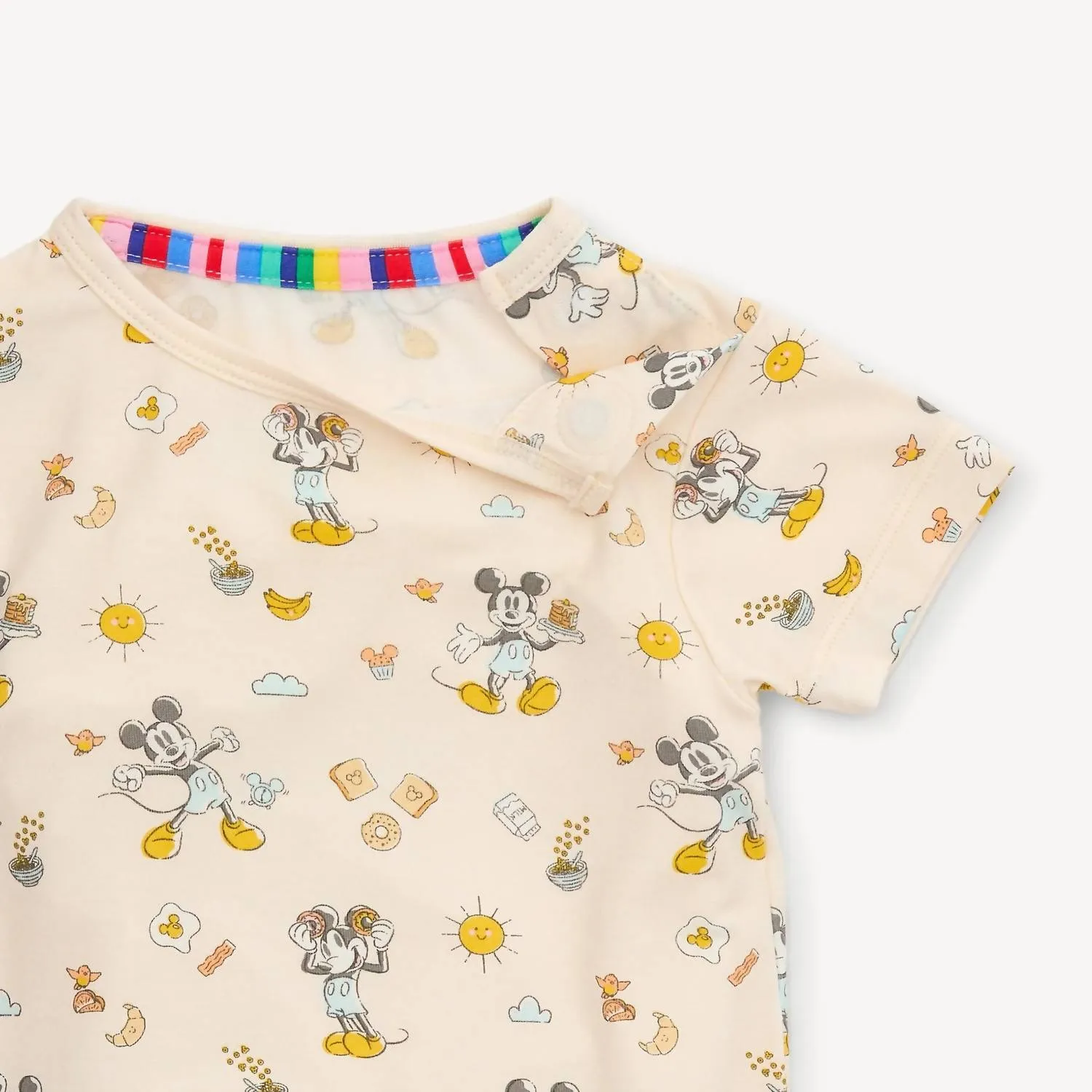 Kid's Boy Modal Pajama Set In Mickeys Brunch