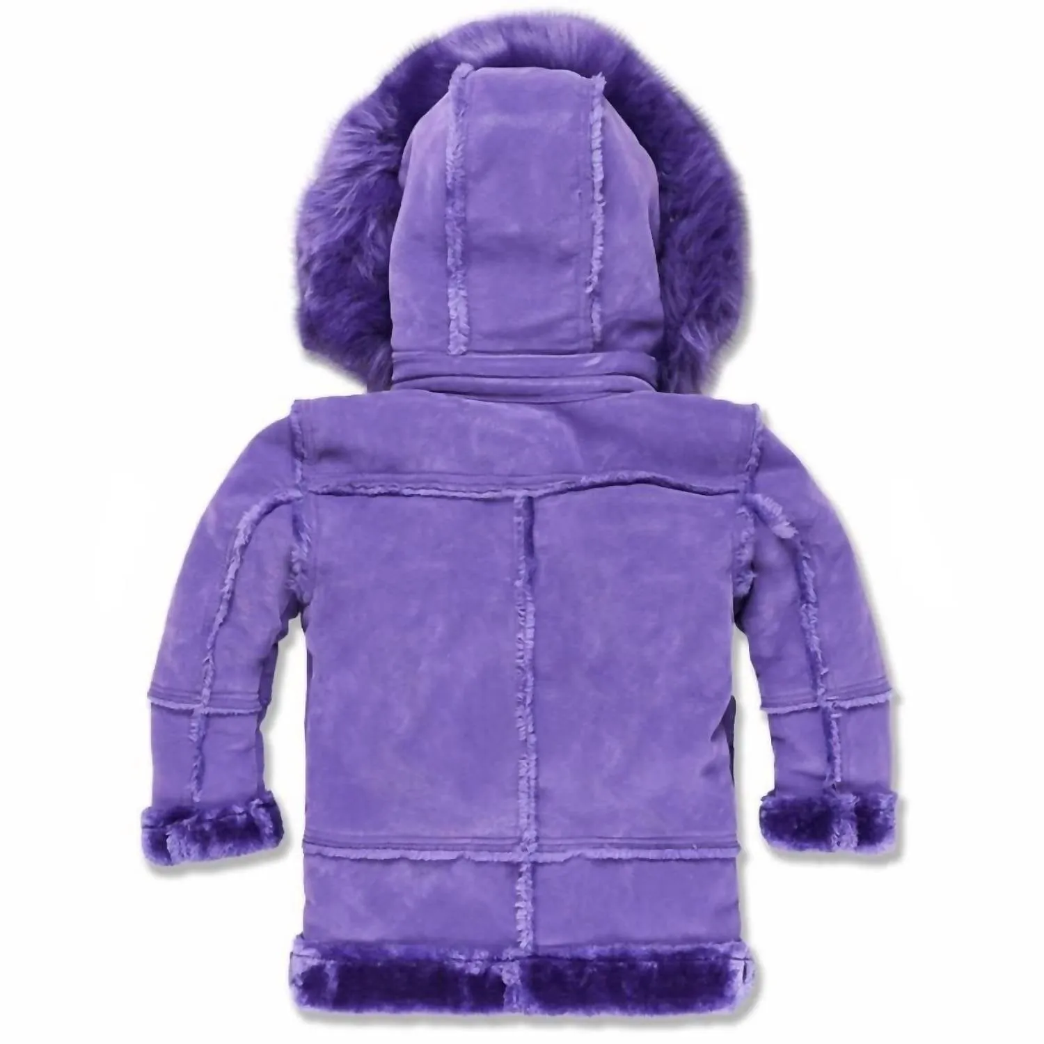 Kids Denali Shearling Jacket In Purple