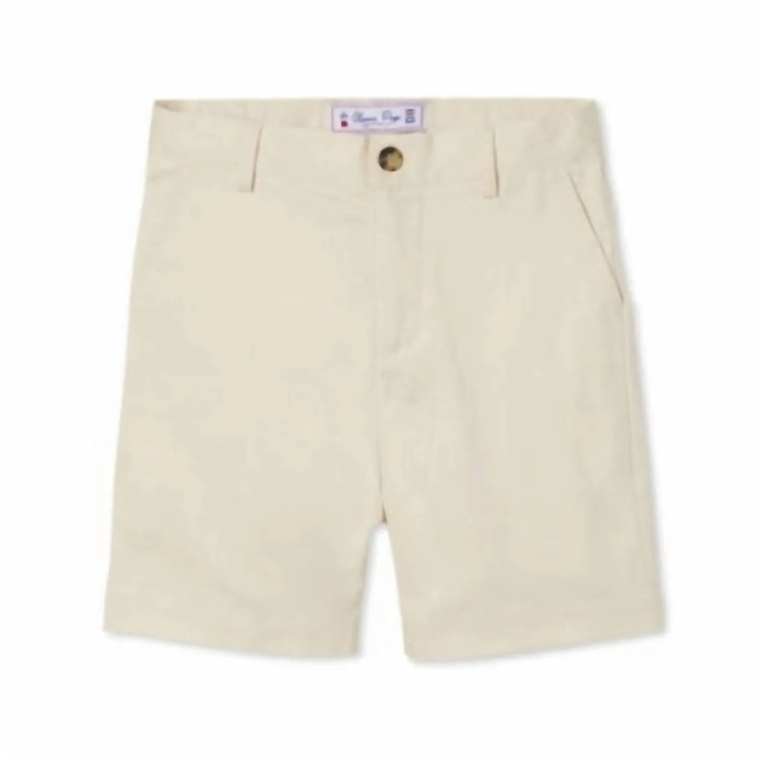 Kids Hudson Short Solid Twill In Beached Sand