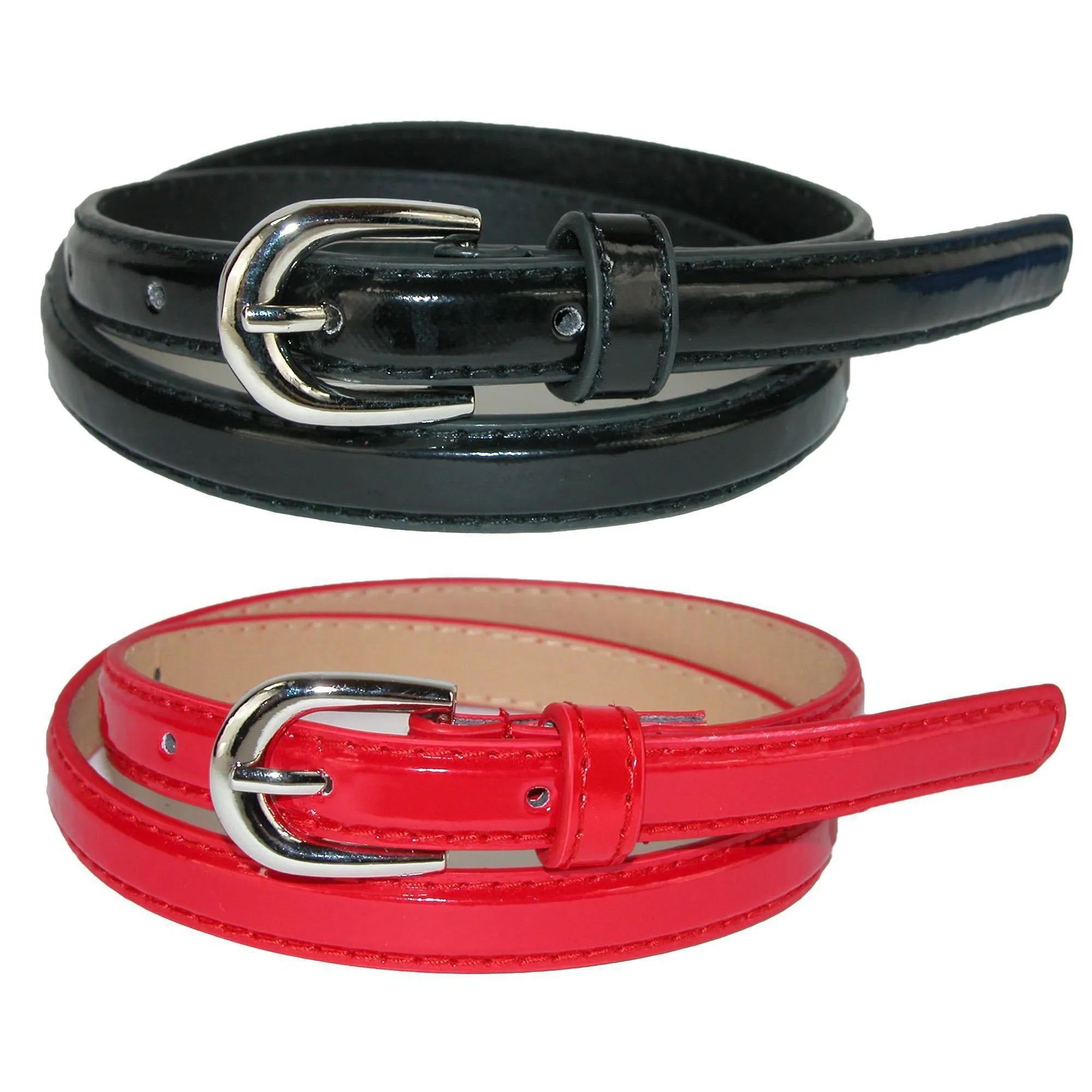 Kid's Skinny Dress Belt (Pack of 2 Colors)