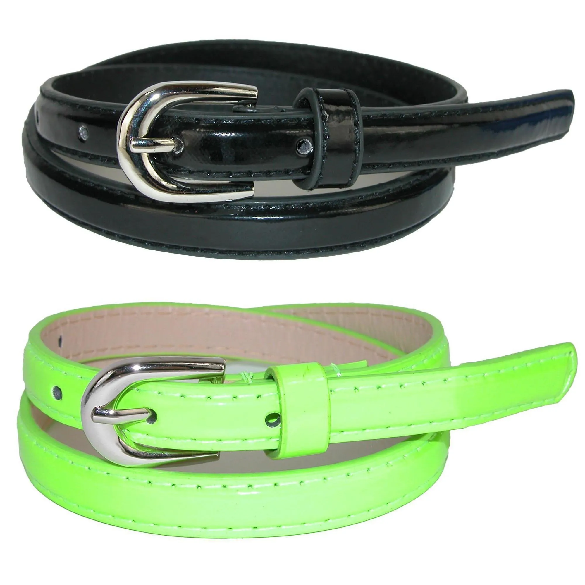Kid's Skinny Dress Belt (Pack of 2 Colors)